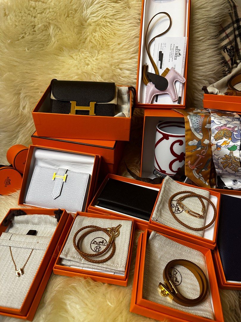 Hermes SLG Mugs Bracelet (Category: Luxury Accessories) located in Taguig. Submitted by rammia (Listing ID 1247145819, Image 2). Description: Mugs 11,000 Bracelets from 25,000-30,000 Roulis T2 Kelly T1 Glenan T1 Constance Wallet Price Upon Request Bearn Wallet SOLD ❤️ Hermes Pegase PM❤️SOLD Cardholder Calvi Black❤️SOLD Twill❤️SOLD Passport Holder H Pop Necklace.