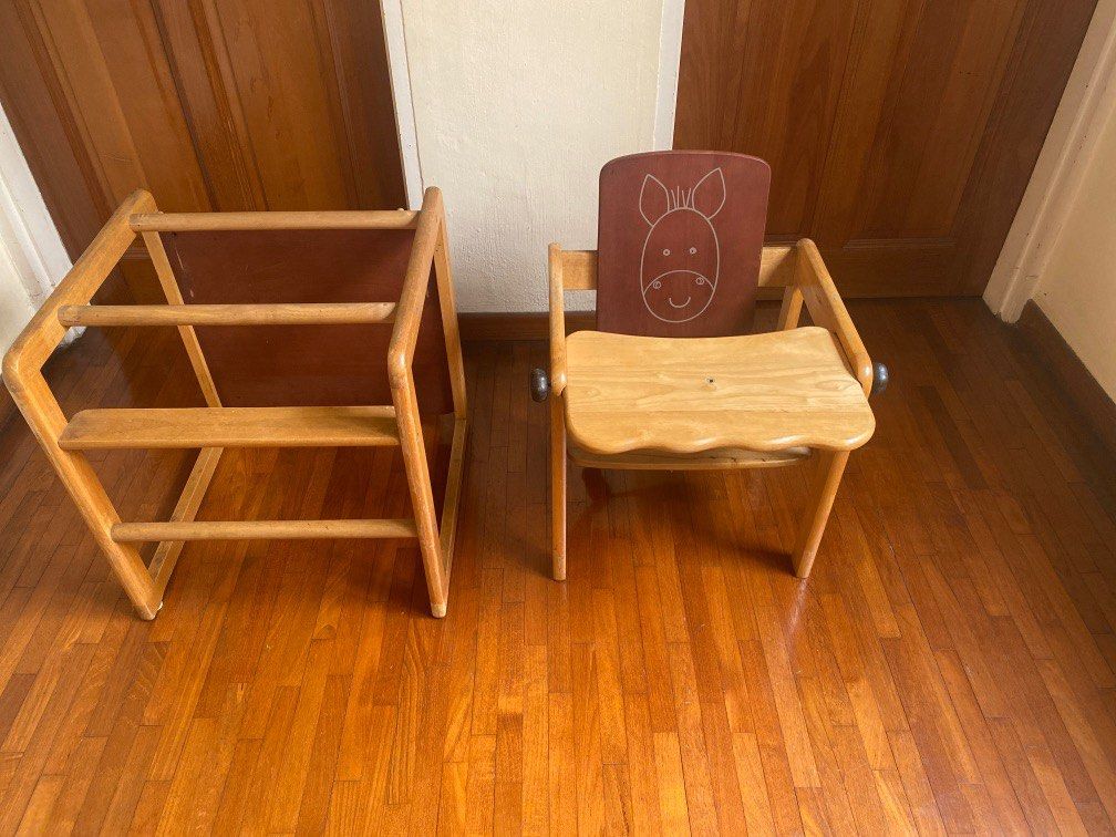 High Chair cum Table and Chair combo kids furniture, Babies & Kids
