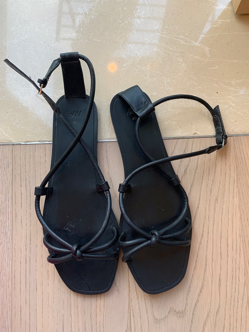 Minimalist Thin Strap Thong Sandals