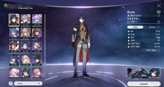 Honkai star rail Account Blade + SIG LC, Bailu + SIG LC and bronya TL57