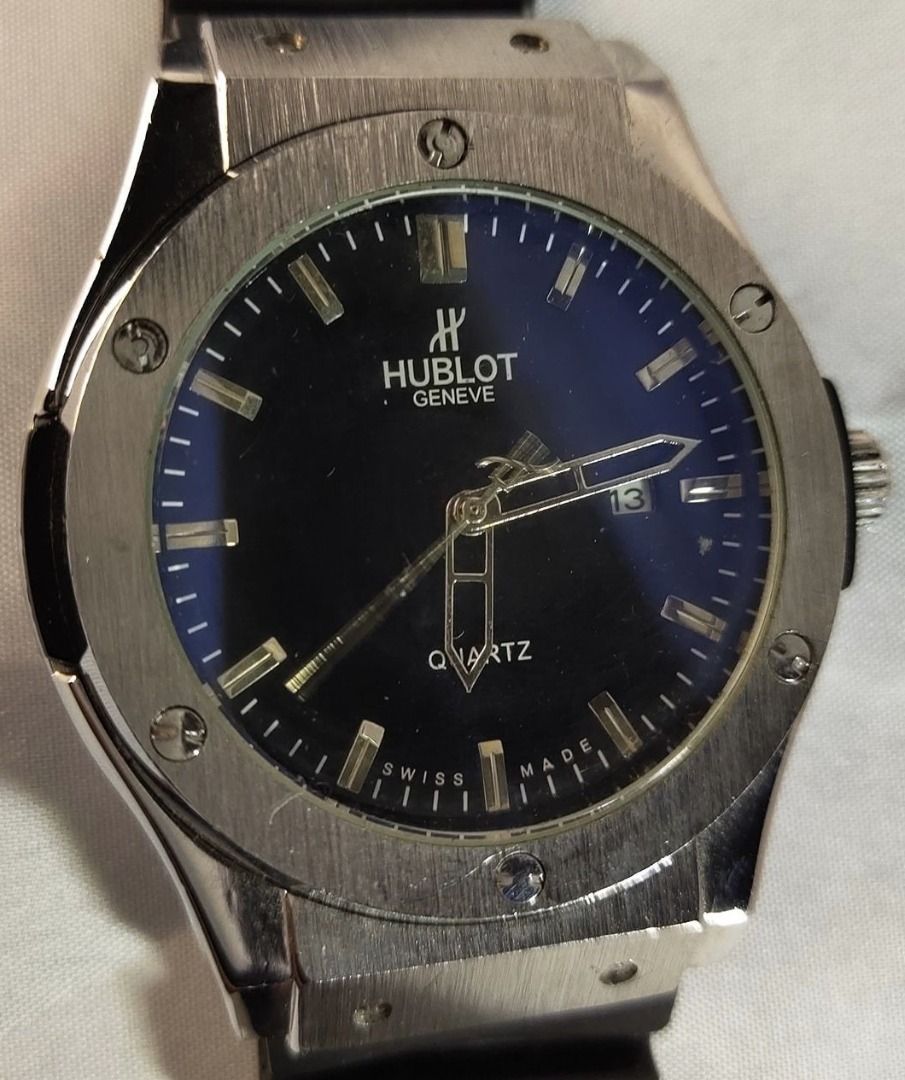 Hublot Quartz Big Bang Geneve Collection Date Men s Watch Heavy