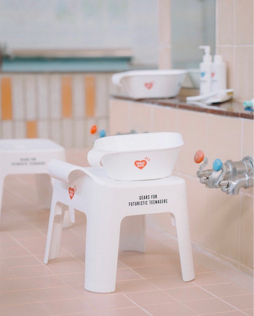HUMAN MADE SHOWER PAIL, Beauty & Personal Care, Bath & Body HUMAN MADE SHOWER PAIL, Beauty & Personal Care, Bath & Body