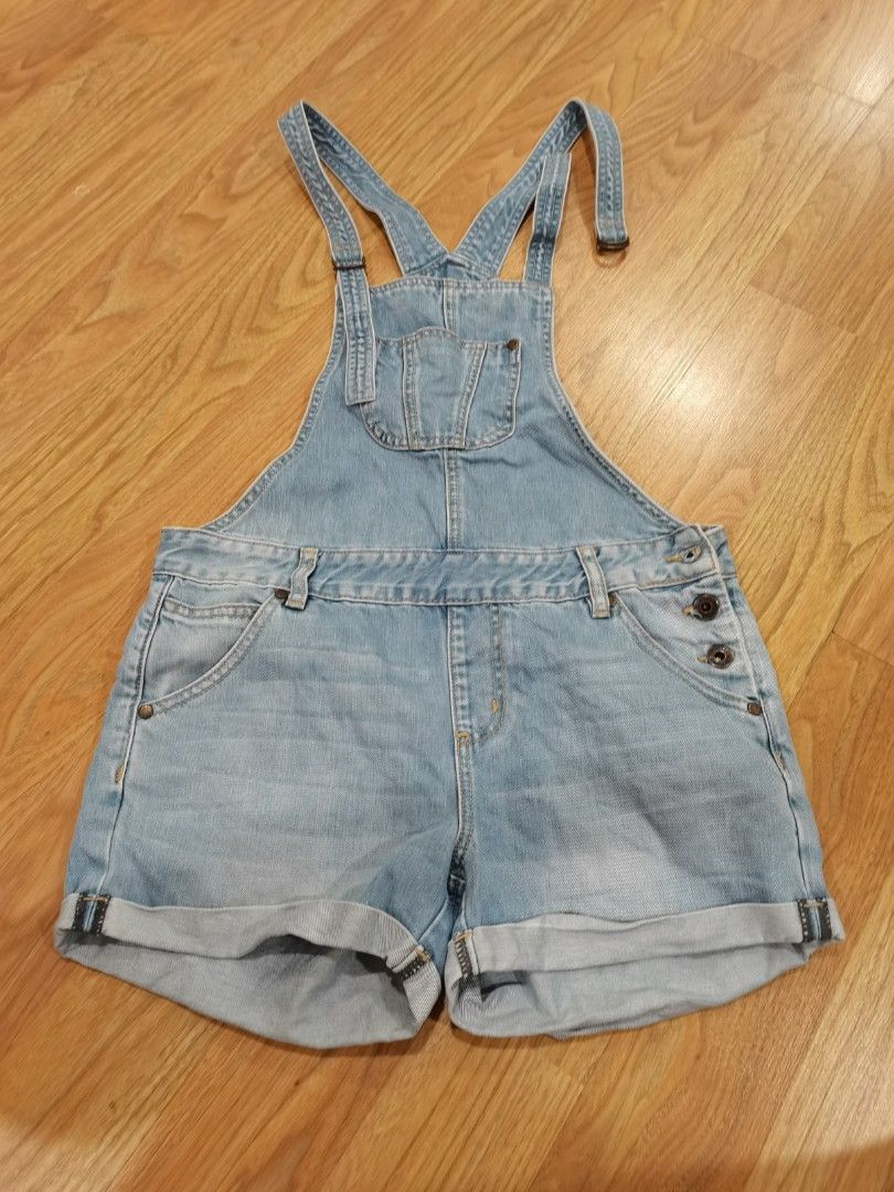 HUSH PUPPIES. ROMPER playsuit jumper. Denim jeans light blue