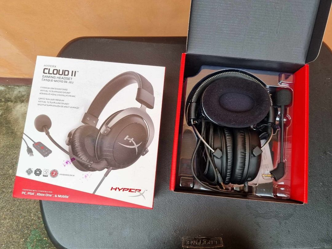 HyperX Cloud II Gaming Headset for PC, Xbox One, PS4, Wii U, Audio