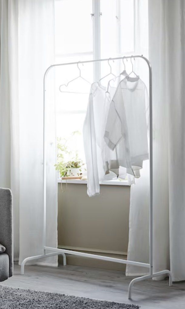 Ikea clothing rack, Furniture & Home Living, Furniture, Shelves