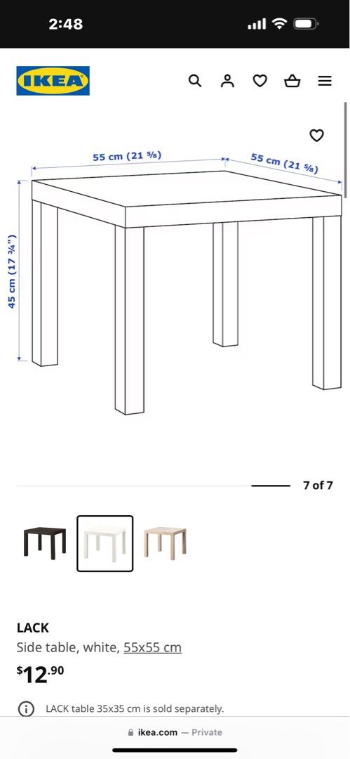 IKEA Table, Furniture & Home Living, Furniture, Tables & Sets on Carousell