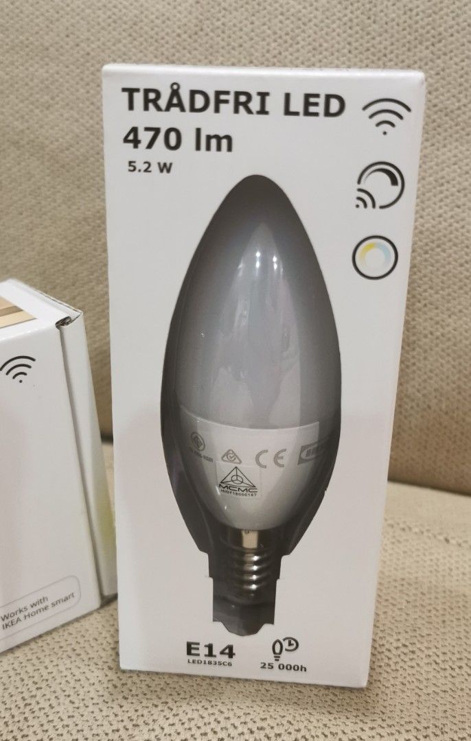 Ikea Tradfri Wireless Remote Control and Wireless Light bulb, TV & Home