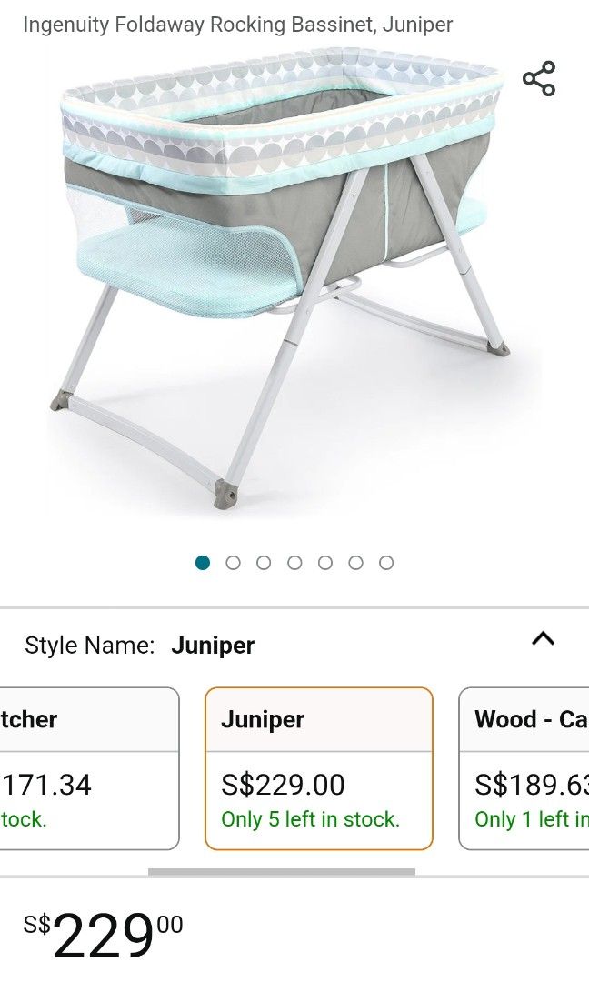 Ingenuity baby top rocker bassinet