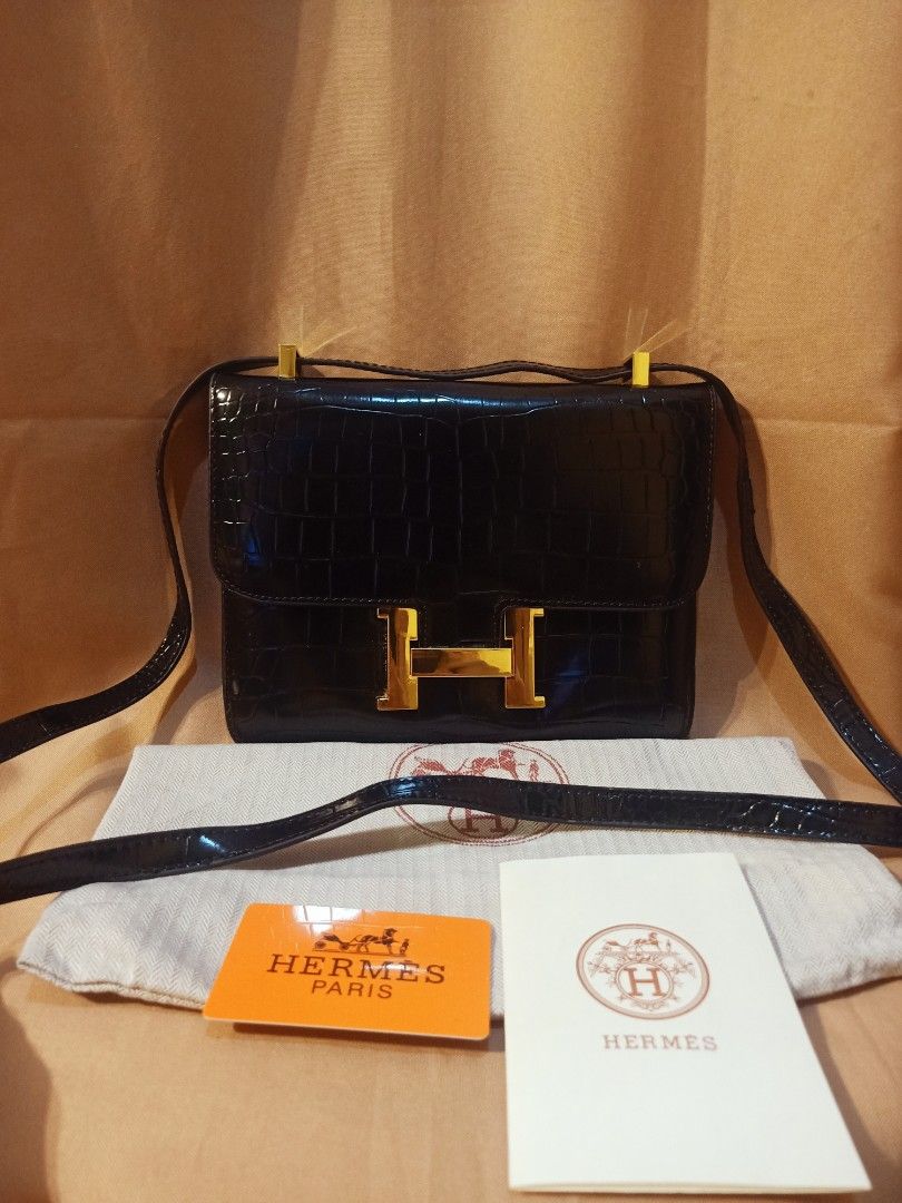 Japan Preloved Hermes Constance (Category: Luxury Bags & Wallets) located in Cebu City. Submitted by day.98 (Listing ID 1247265017, Image 1). Description: selected from japan surplus Authenticty not guaranteed genuine leather coded & etikita with dust bag no flaws.