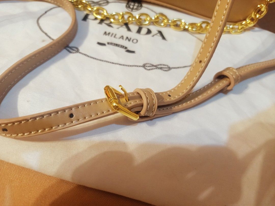 Japan Preloved Prada Sling (Category: Luxury Bags & Wallets) located in Cebu City. Submitted by day.98 (Listing ID 1247266081, Image 2). Description: selected from japan surplus genuine leather coded & etikita with dust bag small size no flaws.