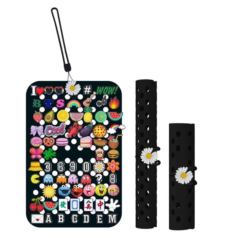 Jibbitz Organizer Display Mat + Free Jibbitz, Women's Fashion, Jewelry
