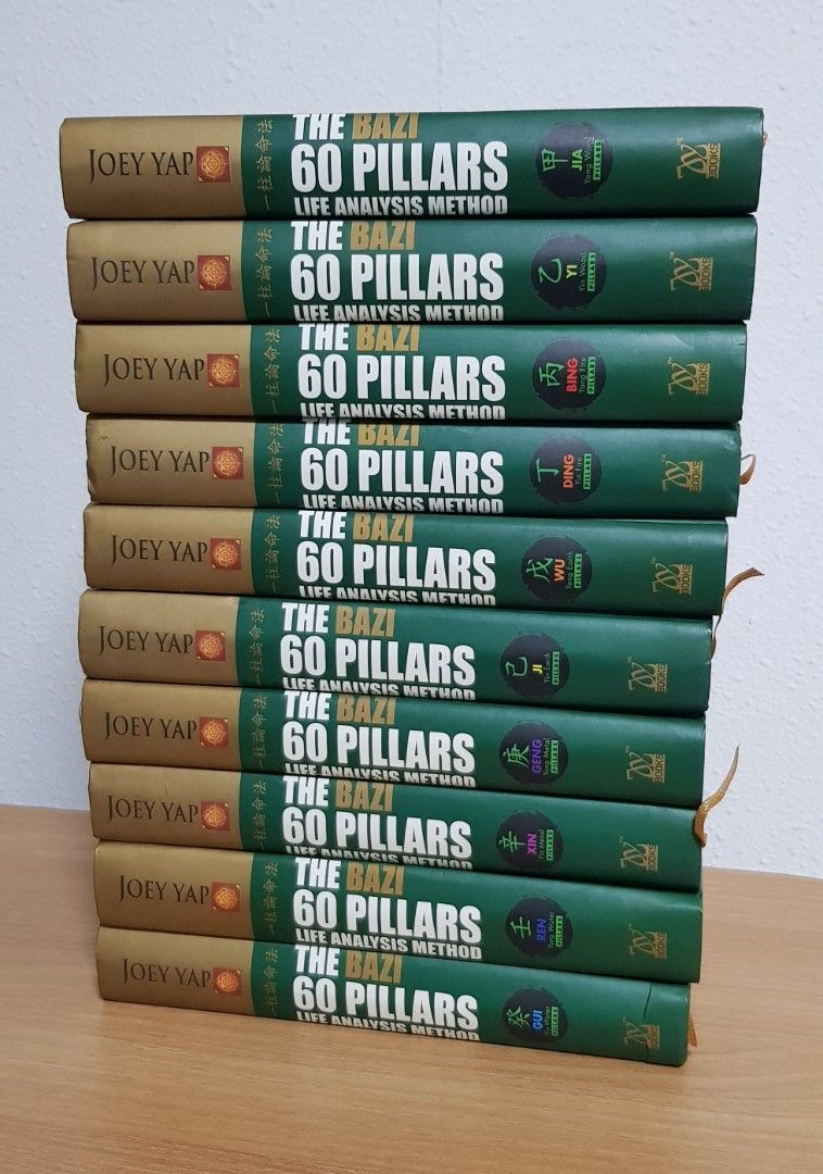 Joey Yap's books complete series "The Bazi 60 Pillars Life Analysis