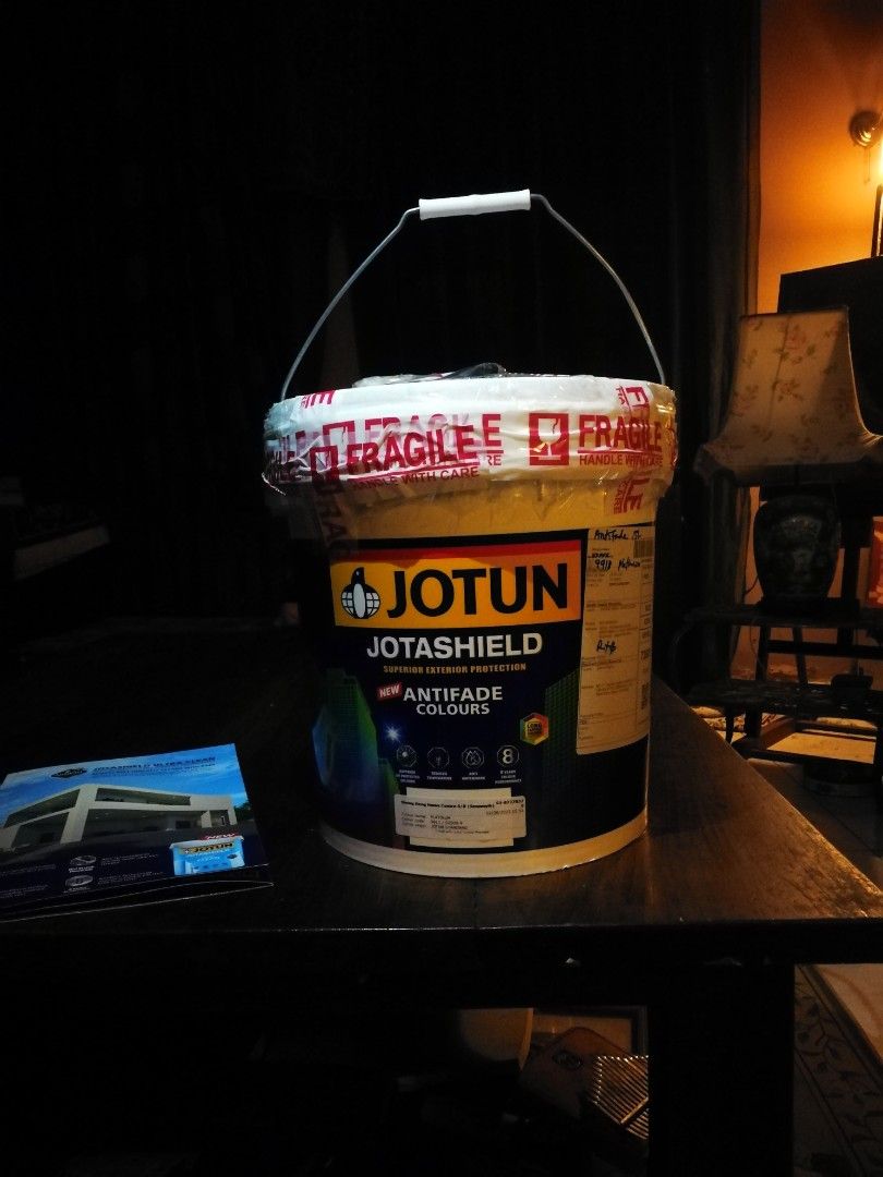 Jotun platinum grey paint furniture home living home improvement
