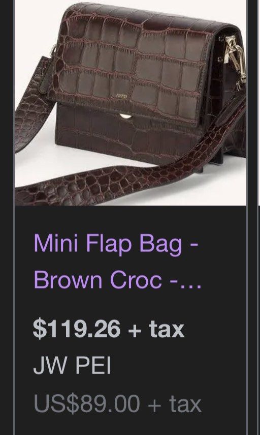 Friday by jw pei mini flap bag store
