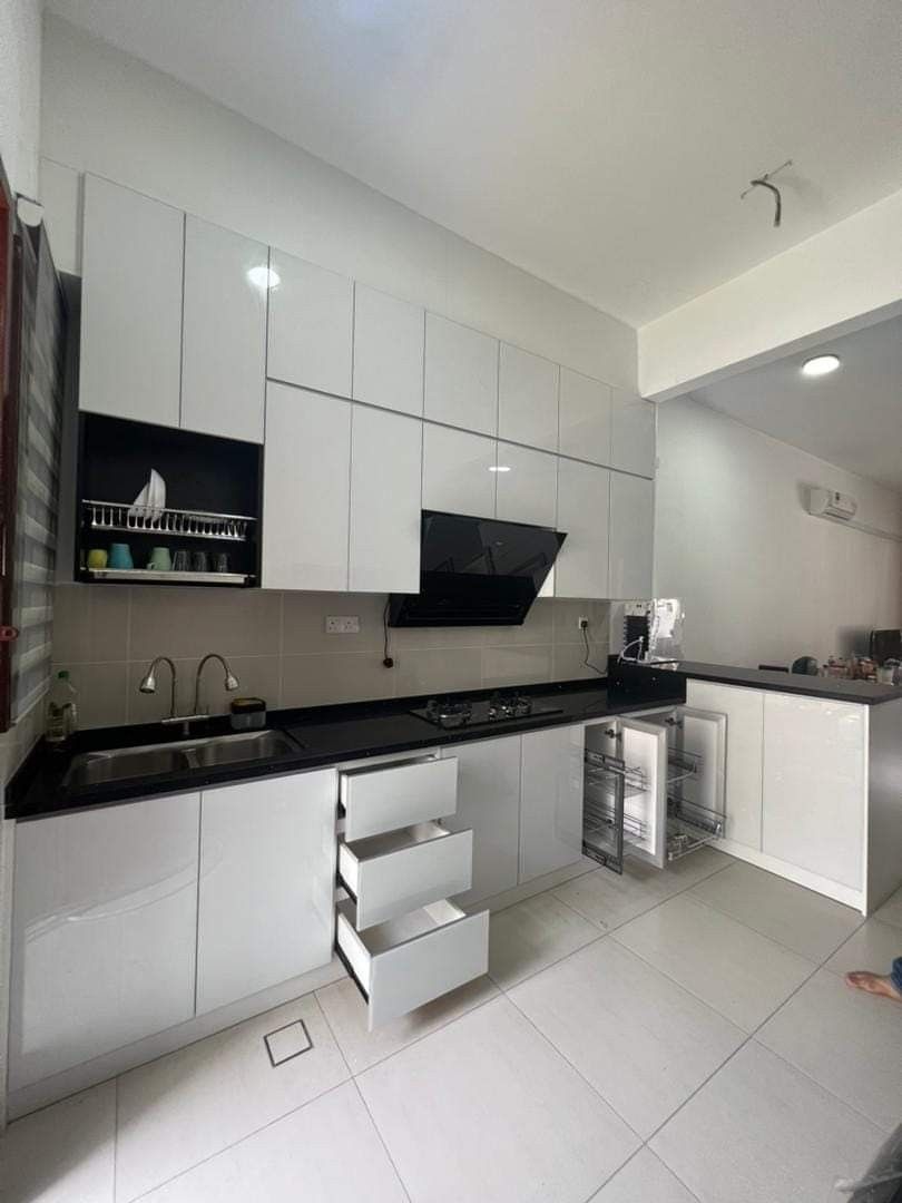 Dapur/ Melamine/ Blockboard/Foamboard/4G glass, Furniture