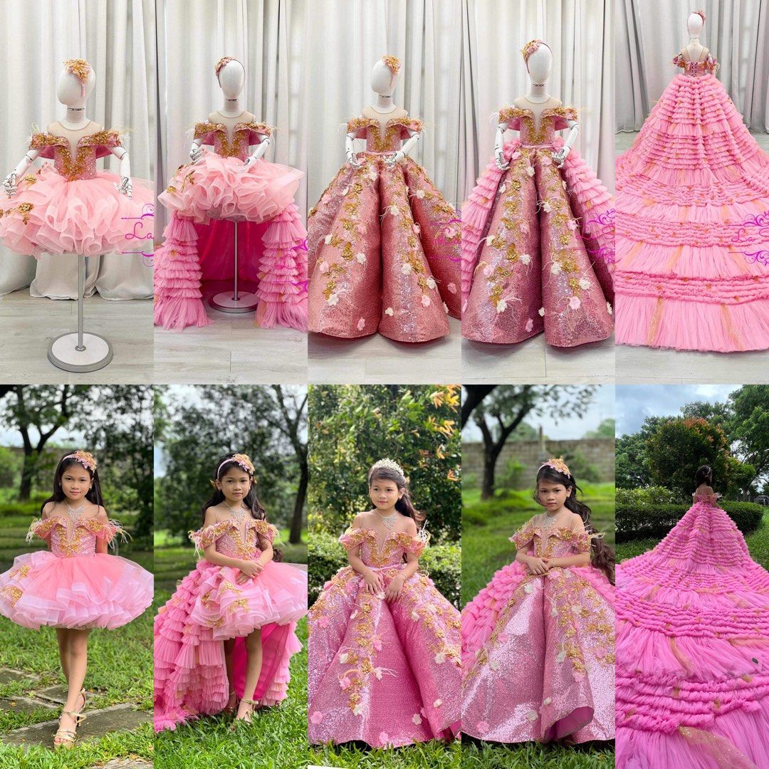 Kids gown top for rent