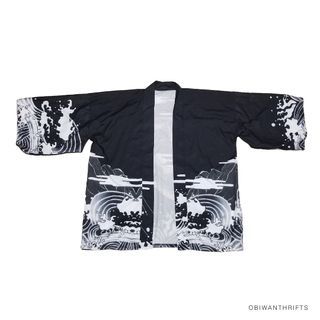 Ukiyo Streetwear College Jacket Men's Ukiyo Logo Black XS-3XL