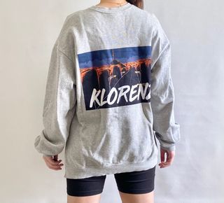 Klorenz OVERSIZED SWEATER / crewneck hoodie grey abu bigsize unisex
