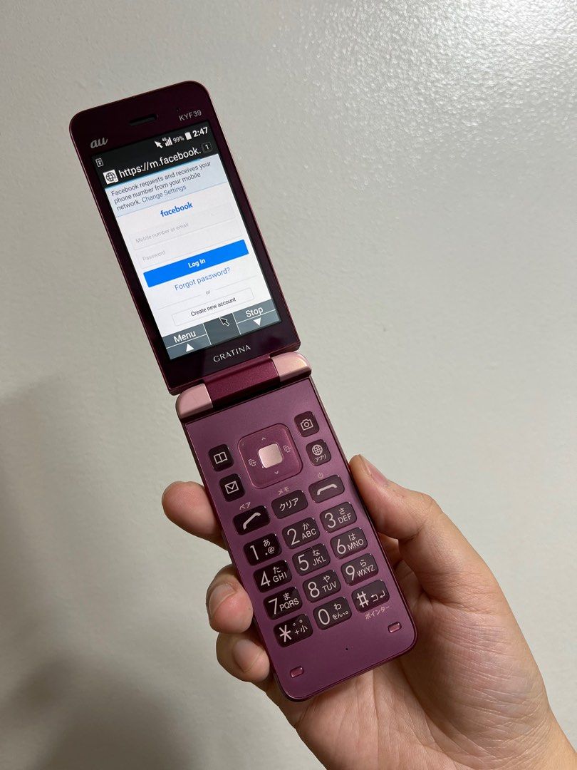 KYOCERA GRATINA KYF39 japan flip phone, Mobile Phones  Gadgets, Mobile  Phones, Android Phones, Android Others on Carousell