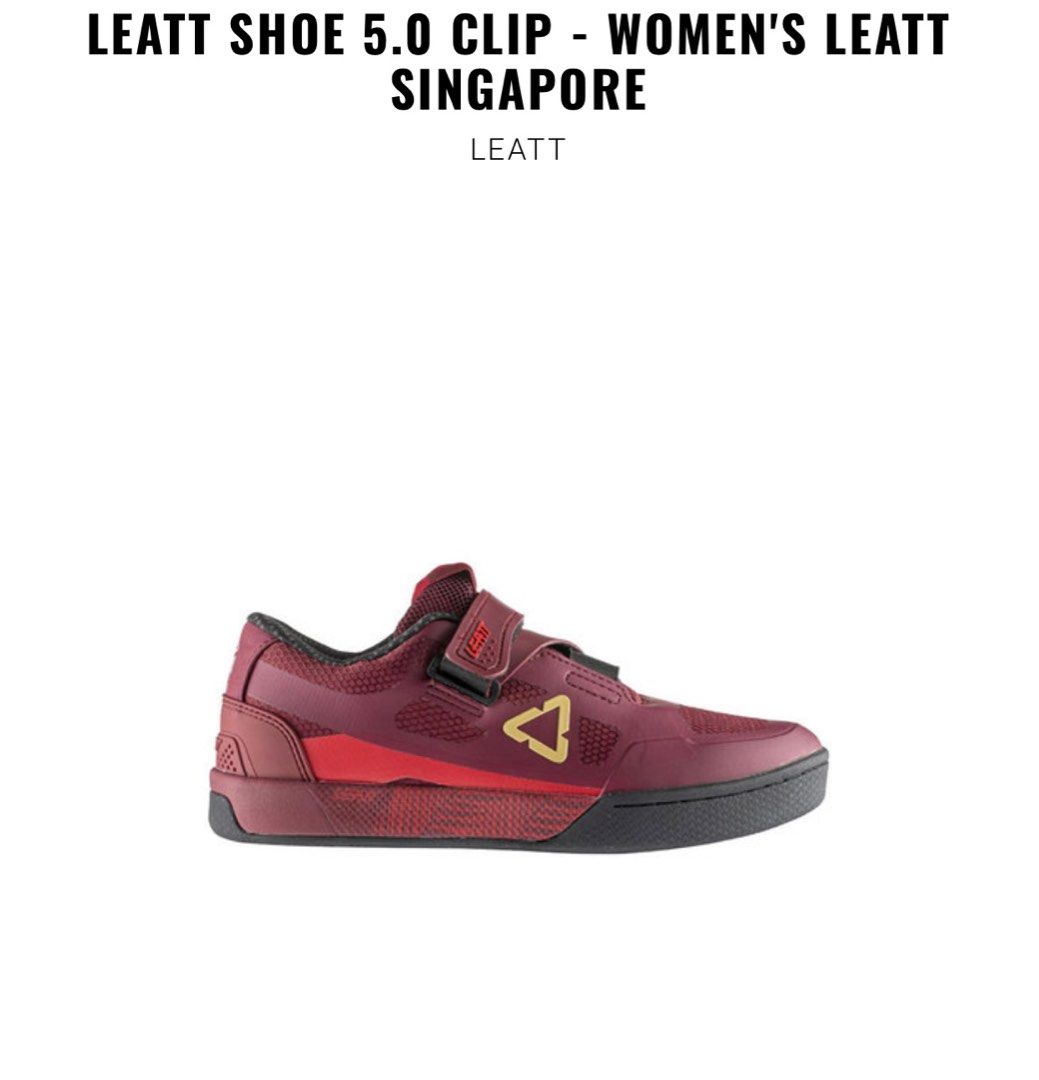 Leatt 5.0 MTB SPD shoes with shimano cleats (Category: Sneakers) located in Singapore. Submitted by raebdrawde (Listing ID 1247169461, Image 2). Description: As good as new bought for rpm classes worn about 10 times for rpm class use solely for class, never walked on floor versatile mtb shoes with spd cleats can be use both indoors and outdoors versatile shoes you can walk in them to your cycling sessions you are welcomed to view slight nego for 