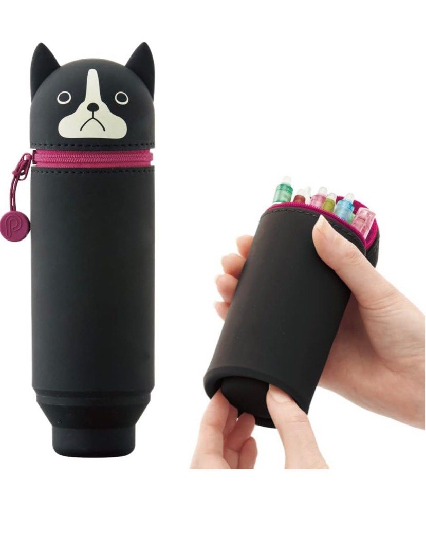 Lihit Lab PuniLabo Silicon Stand Pen Case, Hobbies & Toys, Stationery