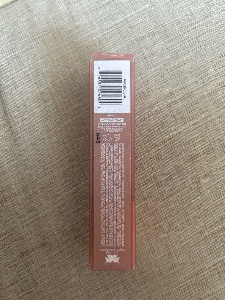 Lime Crime Plushies Glow Liquid Lipstick (Category: Makeup) located in Makati City. Submitted by megoygoy (Listing ID 1247210296, Image 2). Description: brand new, sealed authentic product from USA shade: ambrosia (golden orchid) SRP: 22USD -lipstick but can be used as a highlighter for eyes and cheeks too 💕 .