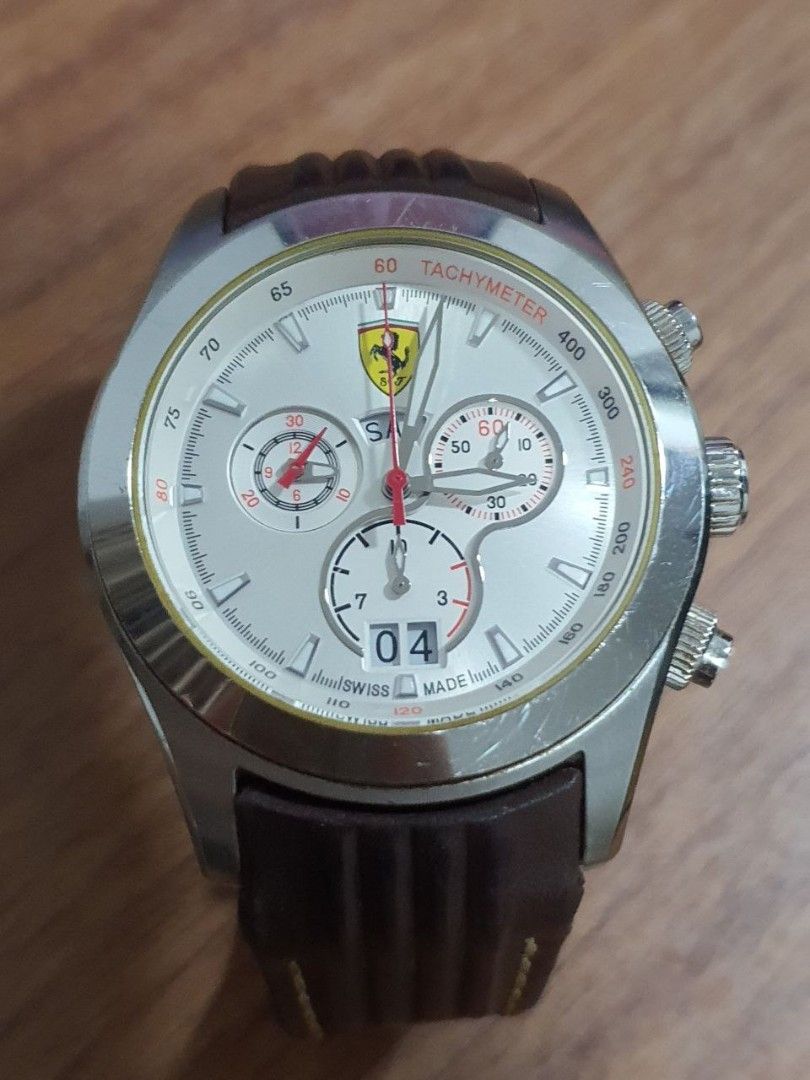 Limited Edition Ferrari Paddock Chronograph Swiss Made Men s