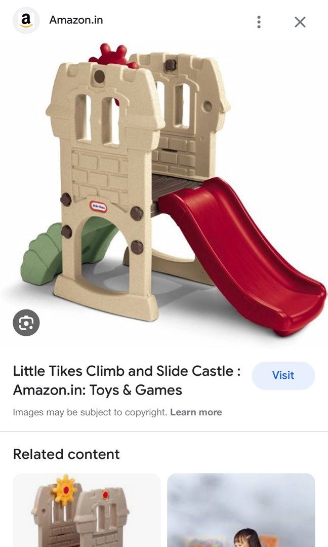 Little tikes climb and slide castle outlet