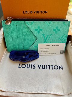 Louis Vuitton LV SHW Coin Card Holder M30271 Monogram Eclipse Black