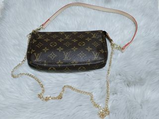 Louis Vuitton M40712 MONOGRAM POCHETTE ACCESSOIRES Shoulder Clutch Bag BNIB