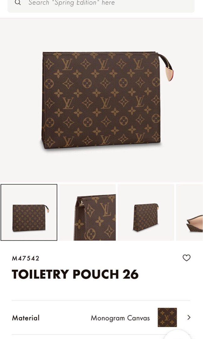 toiletry bag 26 louis vuitton