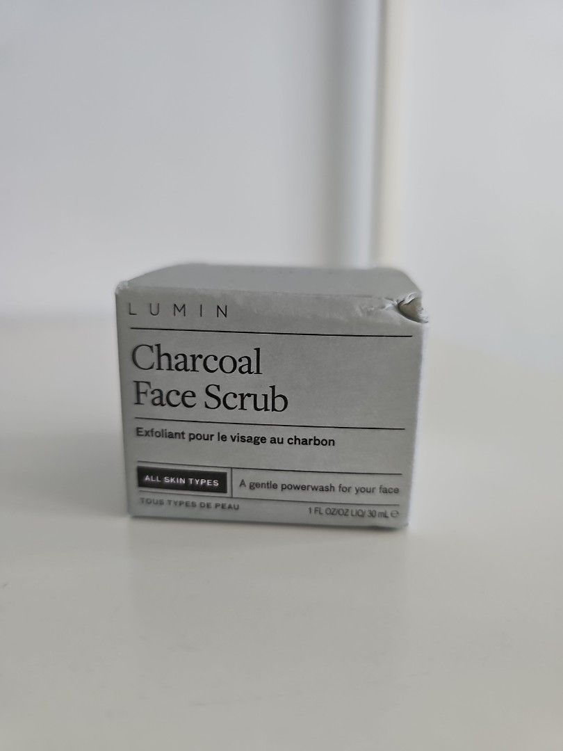 Lumin Charcoal Face Scrub, Beauty & Personal Care, Face, Face Care on