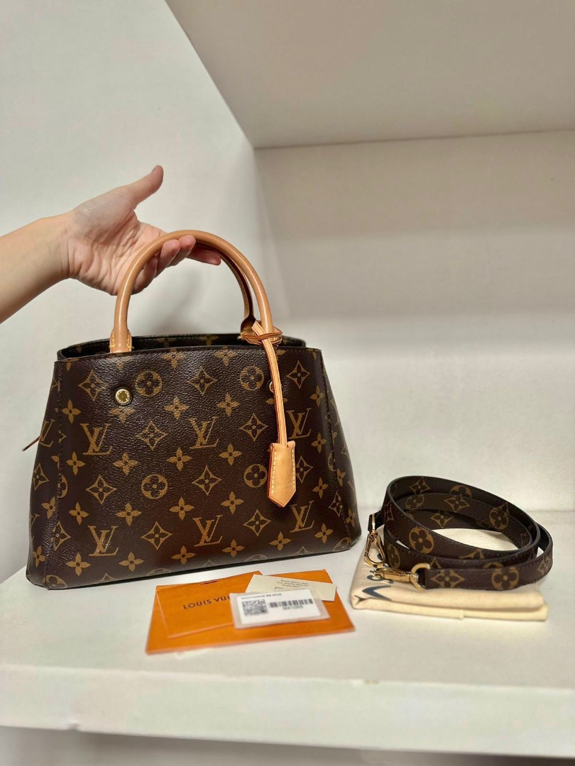 2014 Louis Vuitton Monogram Canvas Montaigne Mm M41056 Replica