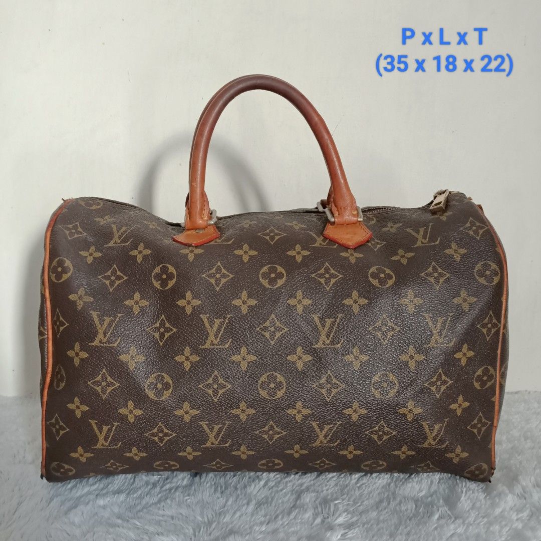 Tas LV Speedy, Fesyen Wanita, Tas & Dompet di Carousell