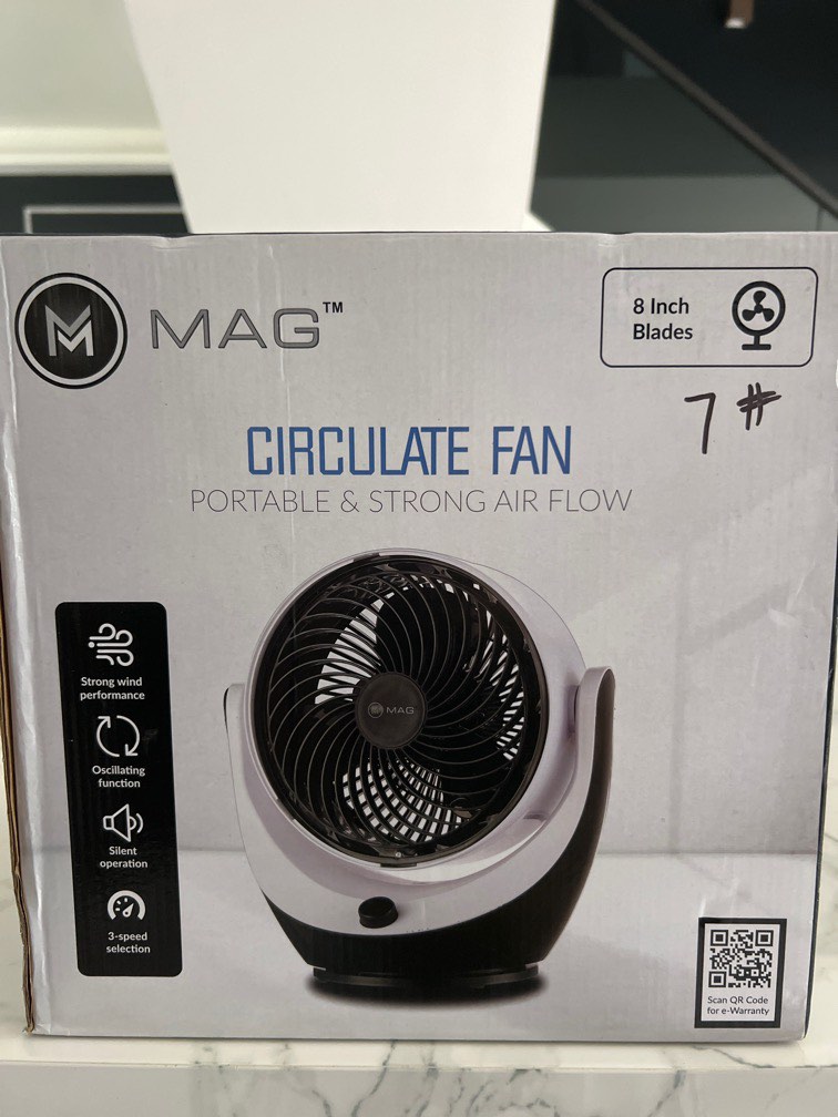 MAG Circulate Desk Fan, Furniture & Home Living, Lighting & Fans, Fans