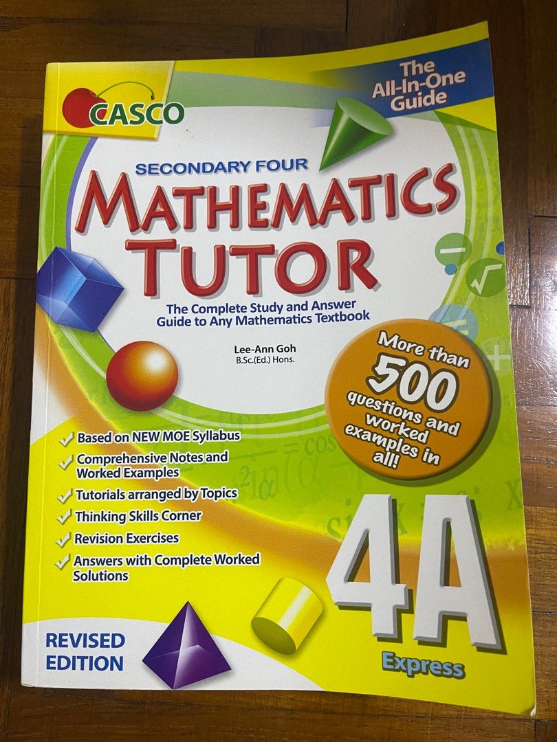 Mathematics Tutor 4A Express, Hobbies & Toys, Books & Magazines ...