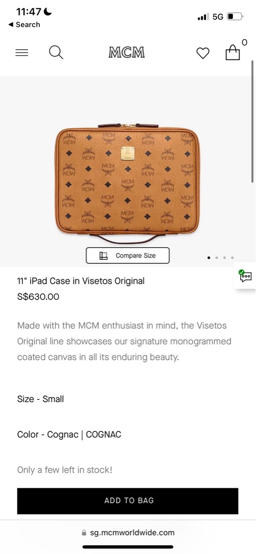Mcm ipad new arrivals