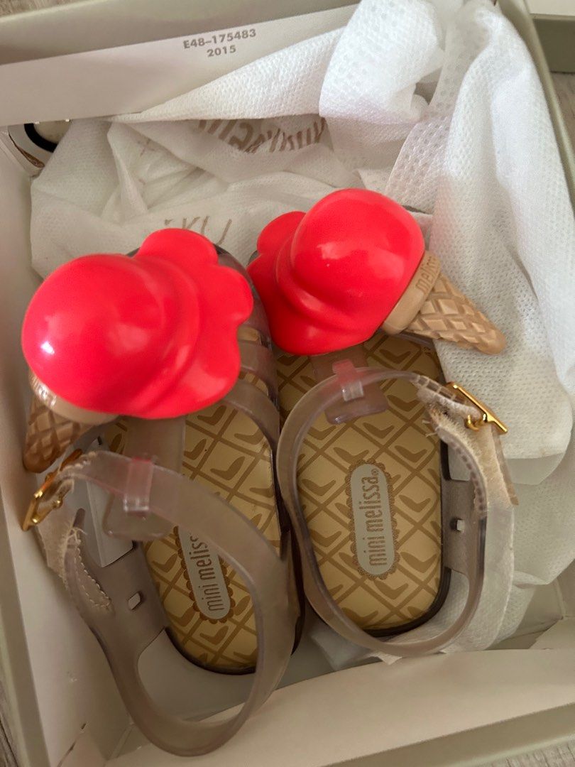 Mini Melissa Aranha Ice Cream Sandals