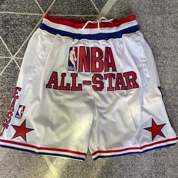 Men's NBA ALL-STAR genuine embroidery basketball shorts, 他的時尚