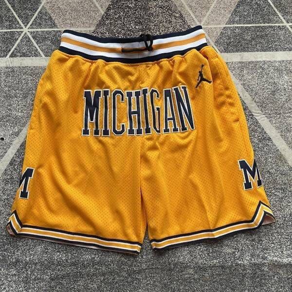 Michigan basketball cheap shorts jordan