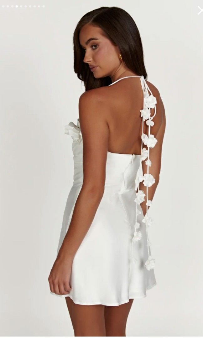 White meshki clearance dress