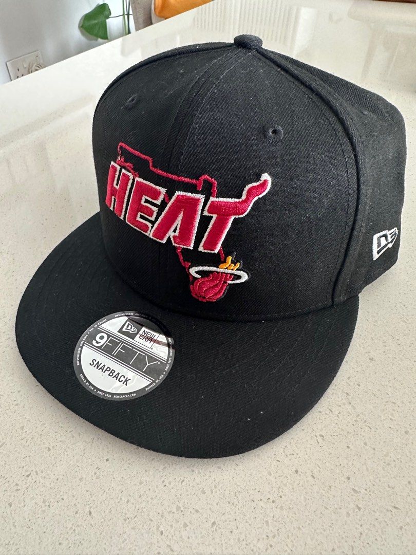 Miami Heat cap by New Era, Men's Fashion, Watches & Accessories, Caps & Hats  on Carousell