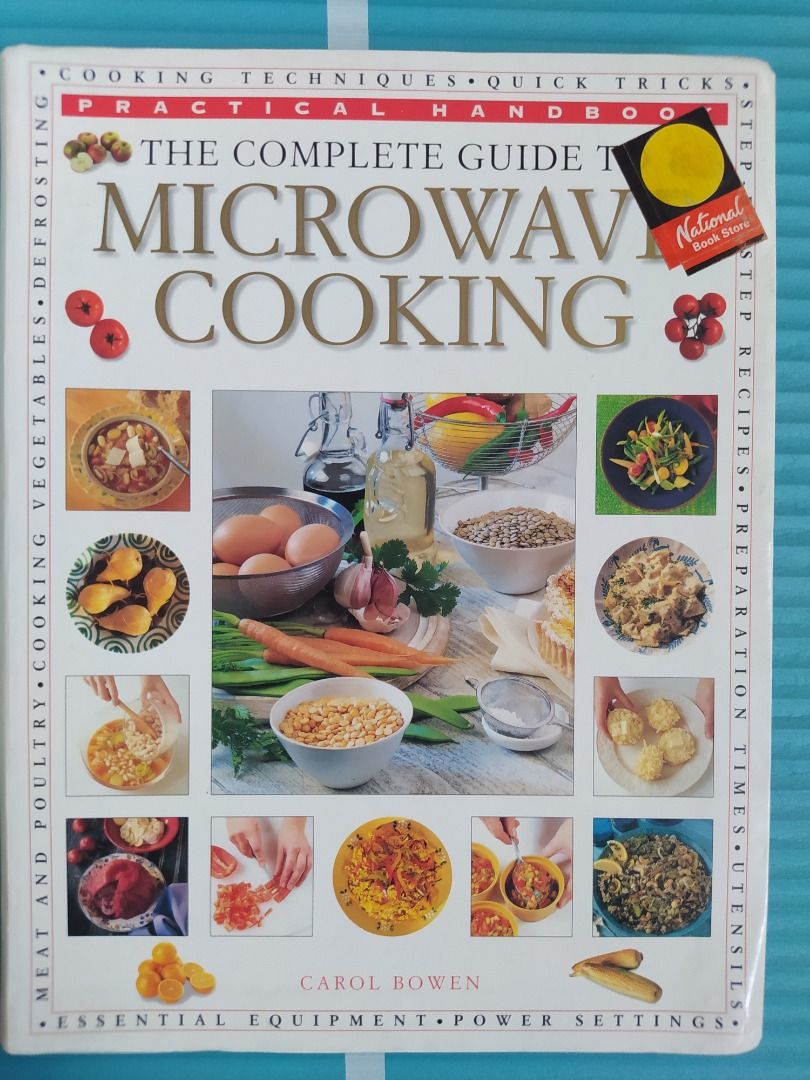 Microwave Cooking, The Complete Guide (Category: Storybooks) located in Mandaluyong City. Submitted by thethrifthaul (Listing ID 1247203086, Image 1). Description: Microwave Cooking cookbook comes with wide assortment of recipes.