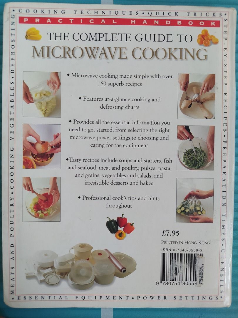 Microwave Cooking, The Complete Guide (Category: Storybooks) located in Mandaluyong City. Submitted by thethrifthaul (Listing ID 1247203086, Image 2). Description: Microwave Cooking cookbook comes with wide assortment of recipes.