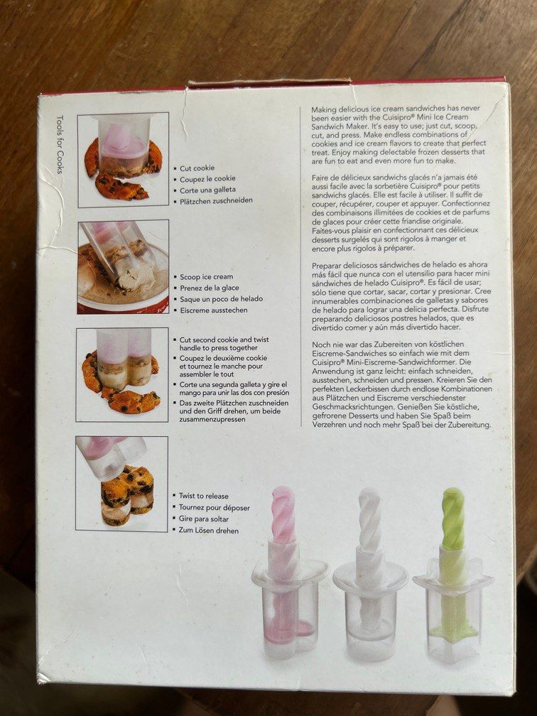 Ice cream sandwich maker tool best sale