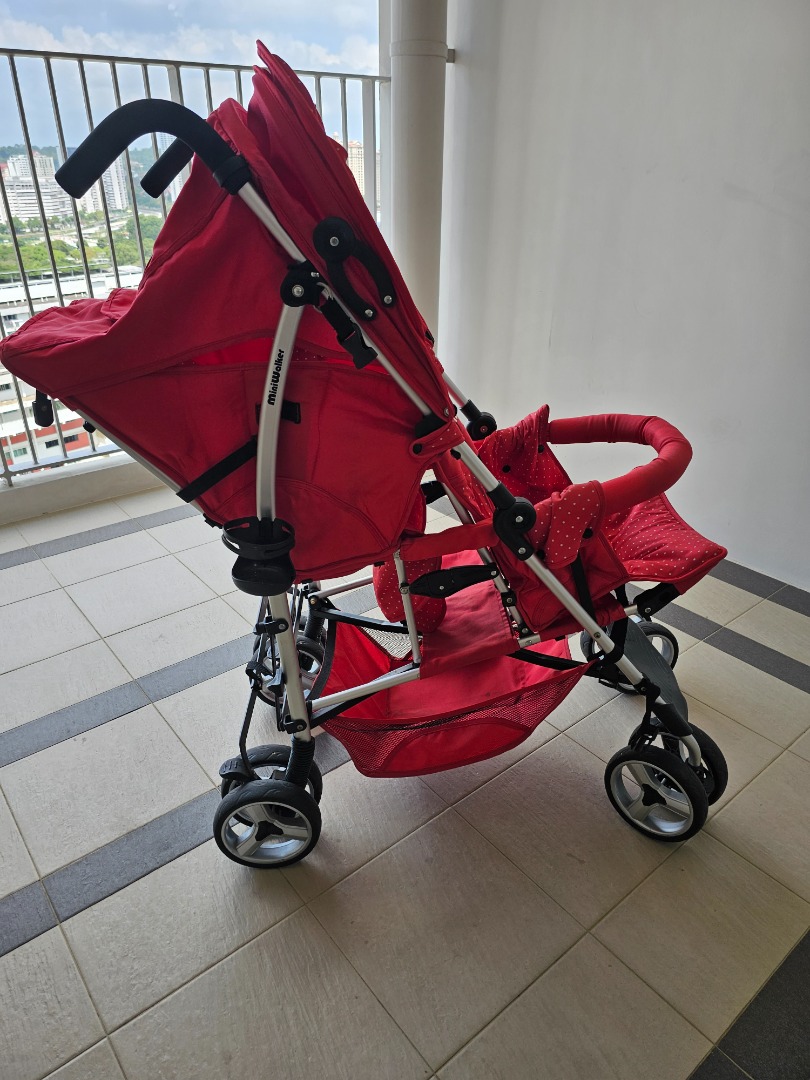 Mini walker clearance double stroller