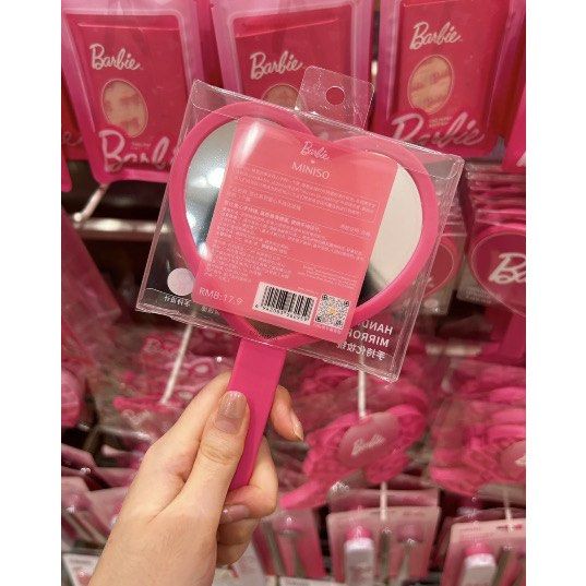 Miniso x Barbie Makeup Mirror, Furniture & Home Living, Home Decor