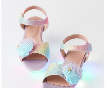 Minitotz Mermaid Castle LED Sandals DL0946 Babies Kids