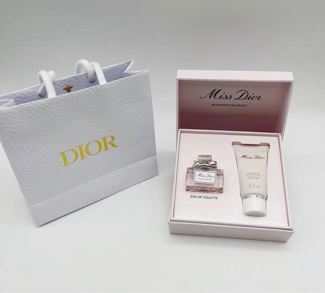 Miss Dior blooming bouquet EDT perfume 5ml body milk 20ml gift set