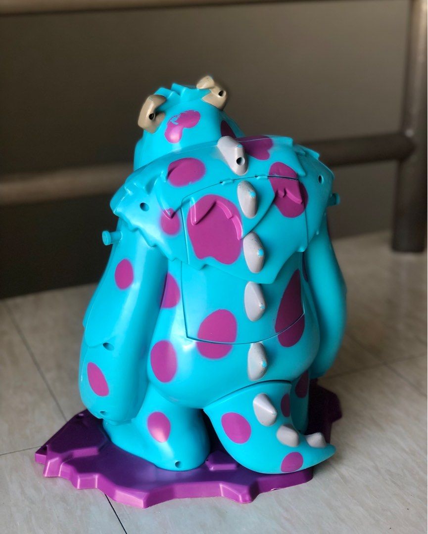 Monsters Inc. Sulley Popcorn Bucket (Category: Character Goods) located in Mandaluyong City. Submitted by hearthearty (Listing ID 1247238420, Image 3). Description: ✨2018 Disney Pixar Fest Monsters Inc. Sulley Popcorn Bucket 💙Authentic Disney Product Exclusive Disneyland Park 💙measures 12” high by 10 1/2 wide by 8” deep - Let go, dupli collection. - Got from bidding for 1,800php - with paint chips ( see photos for reference ) - no strap Selling